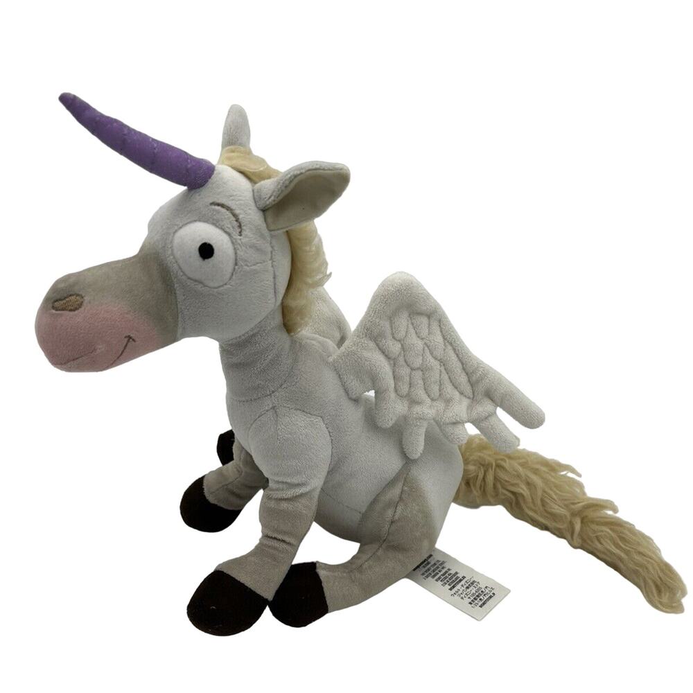 Disney Onward Unicorn Stuffed Plush Doll Grey Toy Pixar Film Character 9"